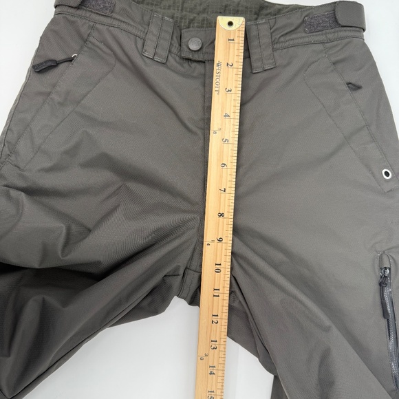 Rei Pants Boy Medium Gray Snow Insulated Fleeced Lined Waterproof Outdoor - Picture 13 of 16
